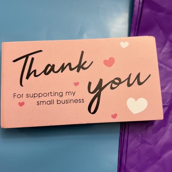BRAND NEW shipping supply bundle thank you cards, stickers , polymailers - Picture 2 of 5